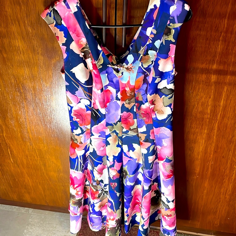 Flower patterned dress